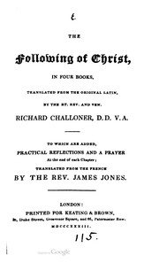 Cover of: The following of Christ, in four books
