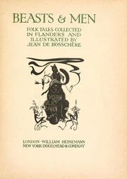 Cover of: Beasts & men by Jean de Boschère