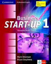 Cover of: Business Start-Up 1 Student's Book Klett Edition by Mark Ibbotson, Bryan Stephens