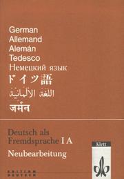 Cover of: Deutscn Als Fremdsprache by K. Braun