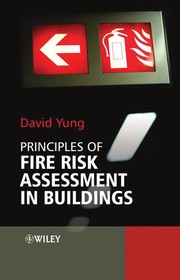 Cover of: Principles of fire risk assessment in buildings
