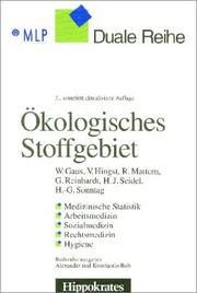 Cover of: Ökologisches Stoffgebiet.