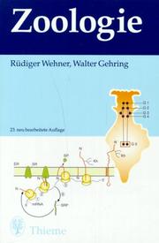 Cover of: Zoologie. by Rüdiger Wehner, Walter Gehring, Alfred Kühn