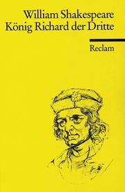 Cover of: Konig Richard Der Dritte by William Shakespeare