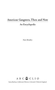 Cover of: American gangsters, then and now by 