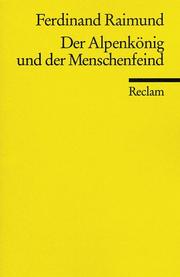 Cover of: Der Alpenkonig Und Der Menschenfeind