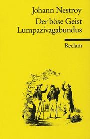 Cover of: Der Bose Geist Lumpazivagabundus