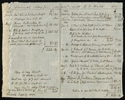 [Copy of a financial account] by Samuel May