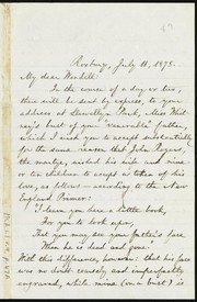 [Letter to] My dear Wendell by William Lloyd Garrison