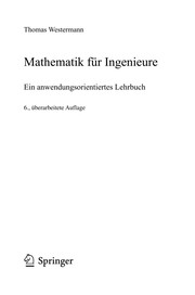 Mathematik fu r Ingenieure by Thomas Westermann