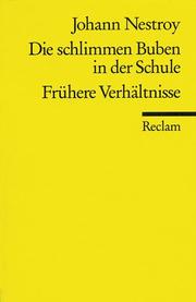 Cover of: Die Schlimmen Buben in Der Schule