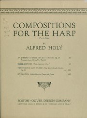 Cover of: Three sketches for the harp, op. 25