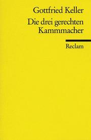 Cover of: Die Drei Gerechten Kammacher