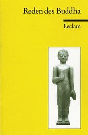 Cover of: Reden des Buddha: aus dem Palikanon
