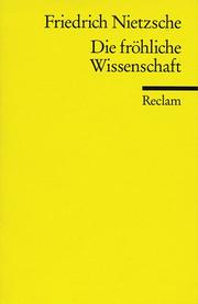 Cover of: Die Fröhliche Wissenschaft by Friedrich Nietzsche