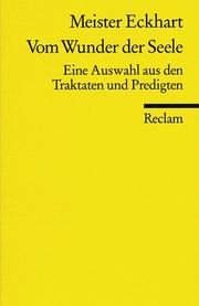 Cover of: Vom Wunder Der Seele (Universal-Bibliothek)