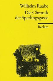 Cover of: Chronik Der Sperlinsgasse