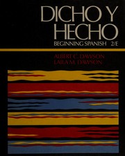 Cover of: Dicho y hecho by Albert C. Dawson