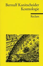Cover of: Kosmologie: Geschichte und Systematik in philosophischer Perspektive