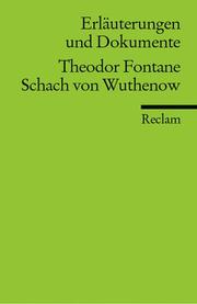 Cover of: Theodor Fontane, Schach von Wuthenow