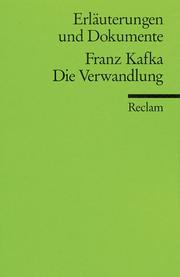 Cover of: Die Verwandlung by Franz Kafka