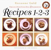 Cover of: Recipes 1-2-3: Fabulous Food Using Only 3 Ingredients