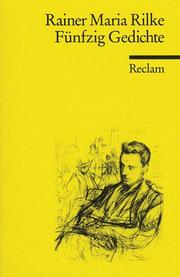 Cover of: Gedichte. by Rainer Maria Rilke