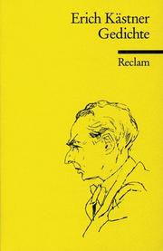 Cover of: Gedichte by Erich Kästner
