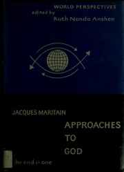 Cover of: Approaches to God.