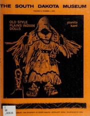 Cover of: Old style Plains Indian dolls from collections in South Dakota