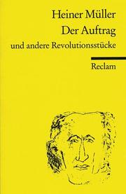Cover of: Revolutionsstucke