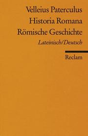Cover of: Historia Romana / Römische Geschichte. by Velleius Paterculus, Marion Giebel