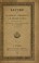 Cover of: Lettre de Stanislas Girardin, à m. Musset-Pathay, auteur de l'ouvrage intitulé : Histoire de la vie et des ouvrages de J.J. Rousseau.
