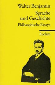 Cover of: Sprache und Geschichte. Philosophische Essays.
