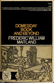 Cover of: Domesday book and beyond by Frederic William Maitland