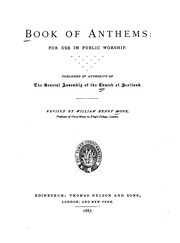 Cover of: Book of Anthems: For Use in Public Worship by Church of Scotland. General Assembly