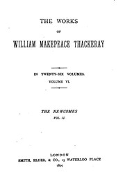 Cover of: Works by William Makepeace Thackeray, Oscar Leslie Stephen