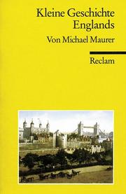 Cover of: Kleine Geschichte Englands. by Michael Maurer