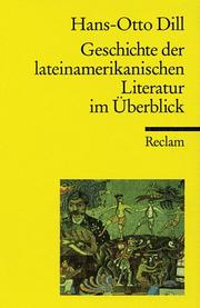 Cover of: Geschichte der lateinamerikanischen Literatur im Überblick.