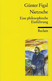 Cover of: Nietzsche by Günter Figal