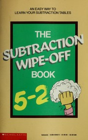 Cover of: The Subtraction Wipe-Off Book