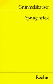 Cover of: Der seltzame Springinsfeld