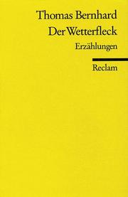 Cover of: Der Wetterfleck: Erzählungen