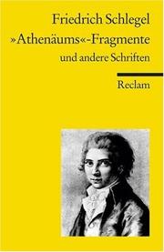 Cover of: Kritische Und Theoretische Schriften (Universal-Bibliothek)
