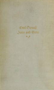 Cover of: Hans und Grete: Novellen.