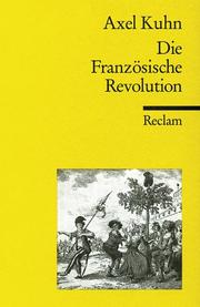 Cover of: Die Französische Revolution.