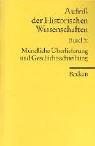 Cover of: Aufriß der historischen Wissenschaften 5. Mündliche Überlieferungen und Geschichtsschreibung. by Michael Maurer