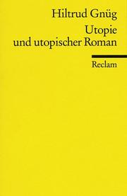 Cover of: Utopie und utopischer Roman.