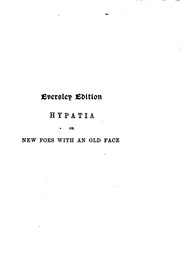 Cover of: Hypatia, Or, New Foes with an Old Face by Charles Kingsley