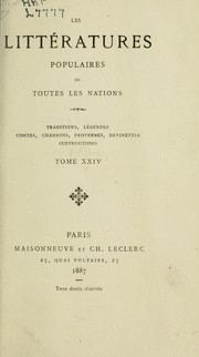 Cover of: Contes populaires de Basse-Bretagne by François-Marie Luzel